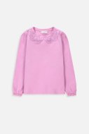 COCCODRILLO marškinėliai ilgomis rankovėmis GARDEN ENGLISH KIDS, rožiniai, WC4143103GEK-007-