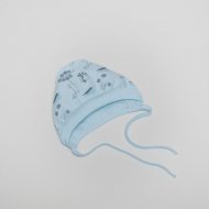VILAURITA kepurė kūdikiui išvirkščiomis siūlėmis EVAN, žydra, 40 cm, art 32