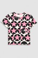 COCCODRILLO marškinėliai trumpomis rankovėmis LICENCE GIRL, multicoloured, WC3143211LIG-022