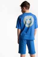 MOKIDA marškinėliai trumpomis rankovėmis POP BOY, mėlyni, WM3143205POB-014