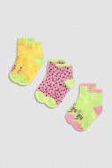 COCCODRILLO kojinės SOCKS GIRL, multicoloured, 3 vnt., WC3383605SOG-022