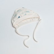 VILAURITA kepurė kūdikiui išvirkščiomis siūlėmis RIO, ecru, 44 cm, art 40