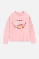 COCCODRILLO marškinėliai ilgomis rankovėmis WOODLAND JUNIOR, powder pink, ZC2143101WOJ-033