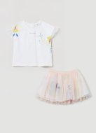OVS marškinėliai trumpomis rankovėmis ir sijonas, 98 cm, 001764681