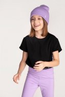 COCCODRILLO marškinėliai trumpomis rankovėmis BASIC GIRL, juodi, WC3143201BAG-021