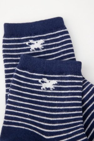 COCCODRILLO kojinės SOCKS BOY, tamsiai mėlynos, WC4382204SOB-015-023,   