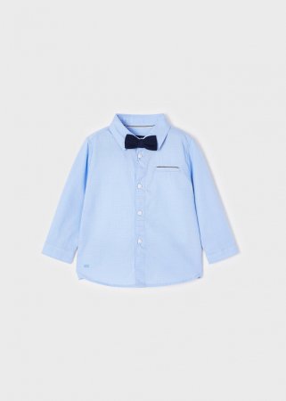 MAYORAL marškiniai ilgomis rankovėmis 3A, šviesiai mėlyni, 80 cm, 2159-75 2159-75 12