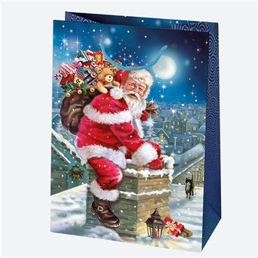 Krepšelis dovanoms  kalėdinis T10  XL, 5906664000392 5906664000392