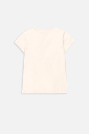 COCCODRILLO marškinėliai trumpomis rankovėmis GARDEN ENGLISH KIDS, ecru, WC4143201GEK-003- 