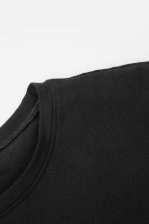 COCCODRILLO marškinėliai trumpomis rankovėmis JOYFUL PUNK JUNIOR, juodi, WC4143202JPJ-021- 