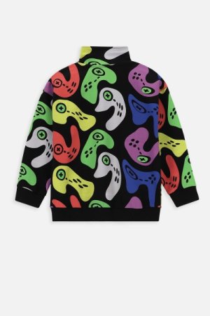 COCCODRILLO pullover with zipper GAMER BOY KIDS, multicoloured, WC4132201GBK-022-110, 110 cm 