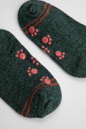 COCCODRILLO kojinės neslystančiais padais SOCKS BOY, alyvuogių spalvos, WC3382402SOB-012 