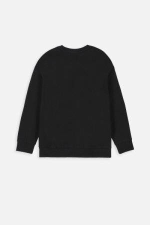 COCCODRILLO marškinėliai ilgomis rankovėmis GAMER BOY JUNIOR, juodi, WC4143102GBJ-021- 