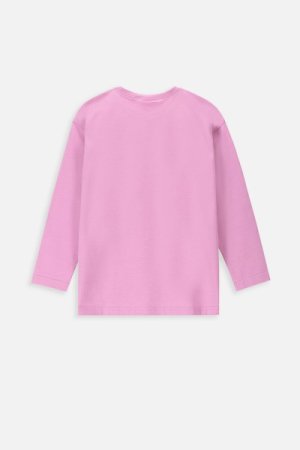 COCCODRILLO marškinėliai ilgomis rankovėmis CITY EXPLORER KIDS, rožiniai, WC4143106CEK-007-0 
