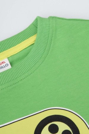 COCCODRILLO long sleeved t-shirt GAMER BOY KIDS, green, WC4143102GBK-011-104, 104 cm 