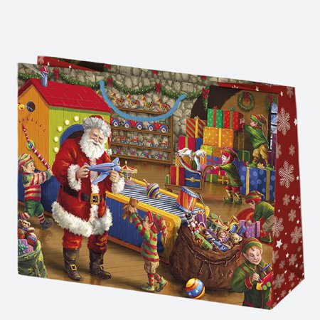 Krepšelis dovanoms kalėdinis  T8 didelis, 5906664000309 5906664000309