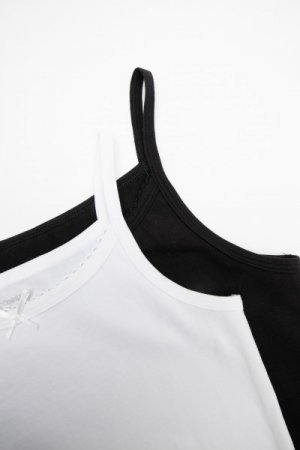 COCCODRILLO apatiniai marškinėliai be rankovių BASIC UNDERWEAR, multicoloured, 164/170 cm, 2 vnt., WC2407206BAU-022 WC2407206BAU-022-140