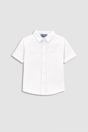 COCCODRILLO marškiniai trumpomis rankovėmis ELEGANT BABY BOY, balti, WC3136201EBB-001 WC3136201EBB-001-092