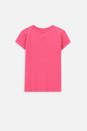 MOKIDA marškinėliai trumpomis rankovėmis MONOCHROMATIC GIRL, rožiniai, WM4143208MOG-007- 
