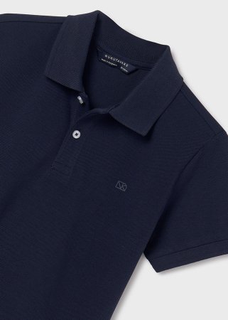 MAYORAL polo marškinėliai trumpomis rankovėmis 7E, tamsiai mėlyni, 890-46 