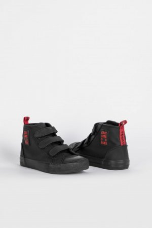 COCCODRILLO sportiniai batai SHOES 1, juodi, ZC1211103SH1-021 ZC1211103SH1-021-035