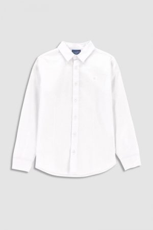 COCCODRILLO marškiniai ilgomis rankovėmis ELEGANT JUNIOR BOY, balti, WC3136101EJB-001 WC3136101EJB-001-116