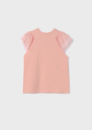 MAYORAL marškinėliai trumpomis rankovėmis 8A, tulip rose, 6001-67 
