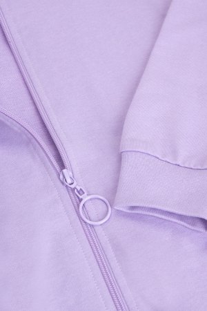MOKIDA susegamas džemperis su gobtuvu MONOCHROMATIC GIRL, violetinis, WM3132401MOG-016 WM3132401MOG-016-110