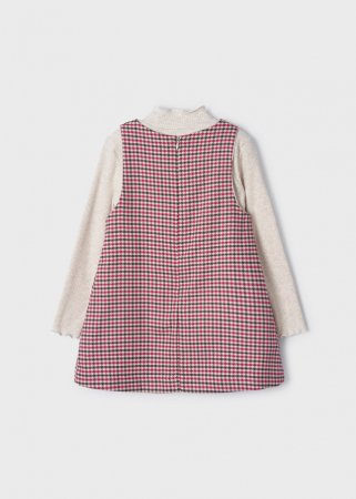 MAYORAL marškinėliai ilgomis rankovėmis ir sarafanas 6H, raspberry, 116 cm, 4982-35 4982-35 9
