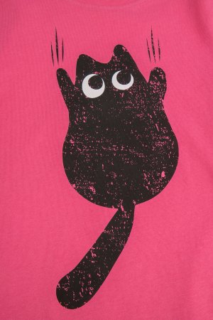 MOKIDA marškinėliai trumpomis rankovėmis MONOCHROMATIC GIRL, rožiniai, WM4143215MOG-007- 