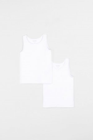 COCCODRILLO apatiniai marškinėliai BASIC UNDERWEAR, balti, ZC1407202BAU-001 ZC1407202BAU-001-152