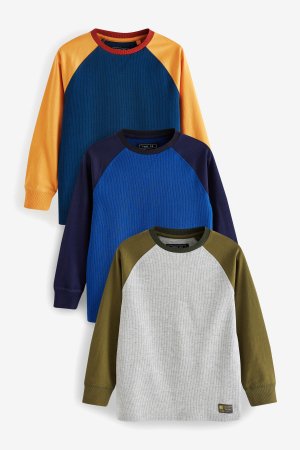 NEXT marškinėliai ilgomis rankovėmis, 3 vnt., U20490 U20490