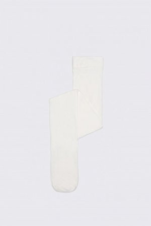 COCCODRILLO pėdkelnės TIGHT MICROFIBRE PLAIN, baltos, 128/134 cm, WC2380301TMP-001 WC2380301TMP-001-128