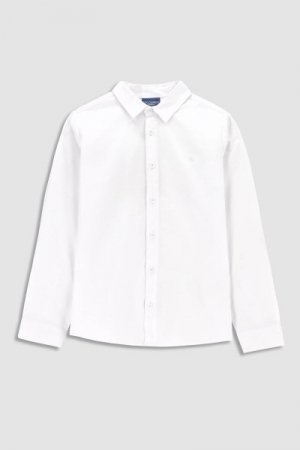 COCCODRILLO marškiniai ilgomis rankovėmis ELEGANT JUNIOR BOY, balti, WC3136102EJB-001 WC3136102EJB-001-164