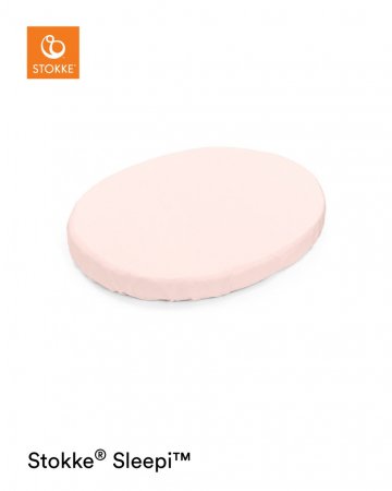 Stokke® Sleepi™ paklodė su guma čiuž. Mini 80 cm, Peachy Pink, 104914 104914