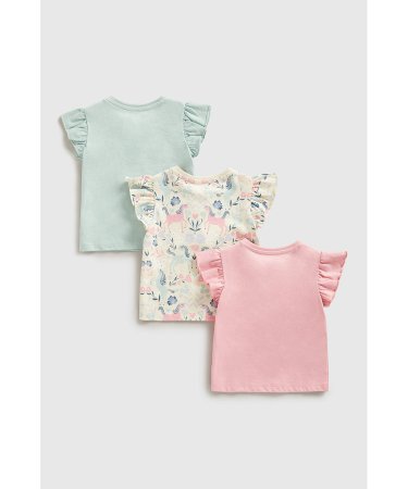 MOTHERCARE marškinėliai trumpomis rankovėmis, 3vnt., HC491 