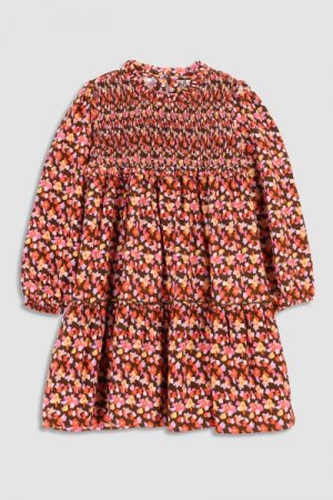 COCCODRILLO suknelė ilgomis rankovėmis RETRO PICNIC KIDS, multicoloured, WC3128101RPK-022 WC3128101RPK-022-104