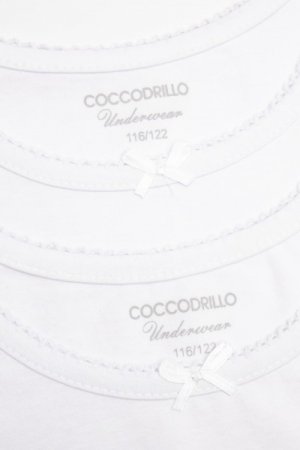 COCCODRILLO apatiniai marškinėliai BASIC UNDERWEAR, balti, ZC1407202BAU-001 ZC1407202BAU-001-152