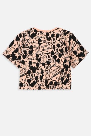 COCCODRILLO marškinėliai trumpomis rankovėmis LICENCE GIRL DISNEY, powder pink, WC4143203LGD-033- 