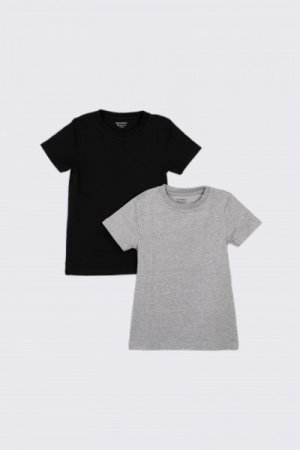 COCCODRILLO apatiniai marškinėliai trumpomis rankovėmis BASIC UNDERWEAR, multicoloured, 164/170 cm, 2 vnt., WC2443502BAU-022 WC2443502BAU-022-104