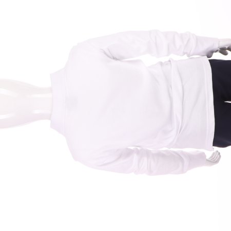 MAMAJUM polo marškinėliai ilgomis rankovėmis 10-000006, balti, 146/152 cm 10-000006