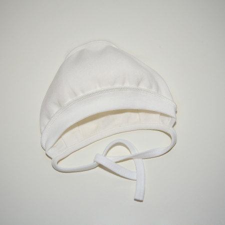 VILAURITA kepurė kūdikiui išvirkščiomis siūlėmis BANI, ecru, 40 cm, art 12 art 12