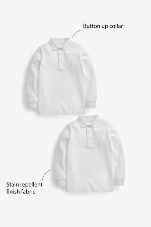NEXT polo marškinėliai ilgomis rankovėmis, 2 vnt., 968394 96839411
