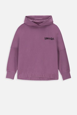 MOKIDA džemperis su gobtuvu MONOCHROMATIC GIRL, violetinis, WM4132302MOG-016- 