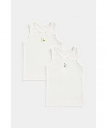 MOTHERCARE apatiniai marškinėliai be rankovių, 2 vnt., CA932 604732