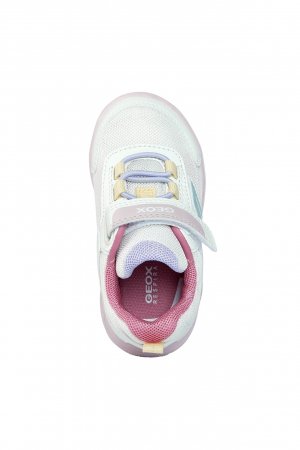GEOX laisvalaikio batai, balti/rožiniai, B254TB-1454-C0653 B254TB-1454-C0653-27