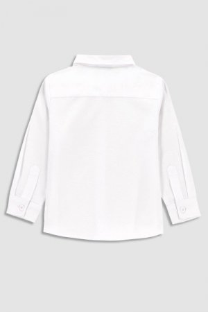 COCCODRILLO marškiniai ilgomis rankovėmis ELEGANT BABY BOY, balti, WC3136102EBB-001 WC3136102EBB-001-098