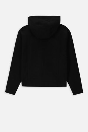 COCCODRILLO džemperis su gobtuvu JOYFUL PUNK JUNIOR, juodas, WC4132302JPJ-021- 