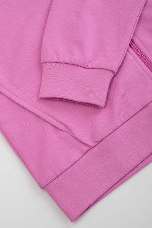 MOKIDA susegamas džemperis su gobtuvu MONOCHROMATIC GIRL, rožinis, WM3132401MOG-007 WM3132401MOG-007-146