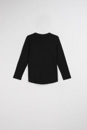 COCCODRILLO marškinėliai  GIRL GANG, juodi, ZC1143105GIG-021 ZC1143105GIG-021-164